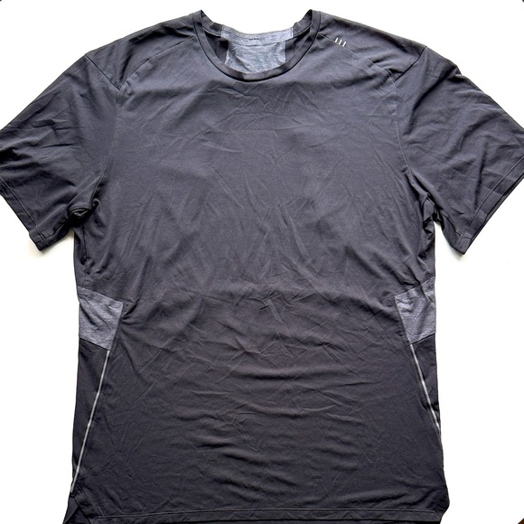 Men’s Lululemon Fast and Free Short Sleeve Black Shirt Medium - Picture 6 of 14